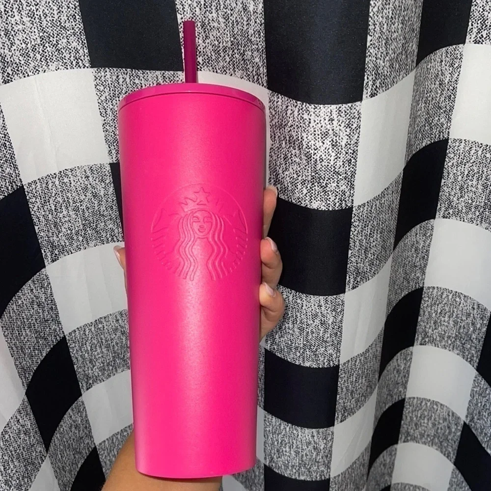 Starbucks Hot Barbie Pink Tumbler RARE*